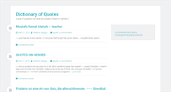 Desktop Screenshot of dictionary-quotes.com