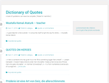Tablet Screenshot of dictionary-quotes.com